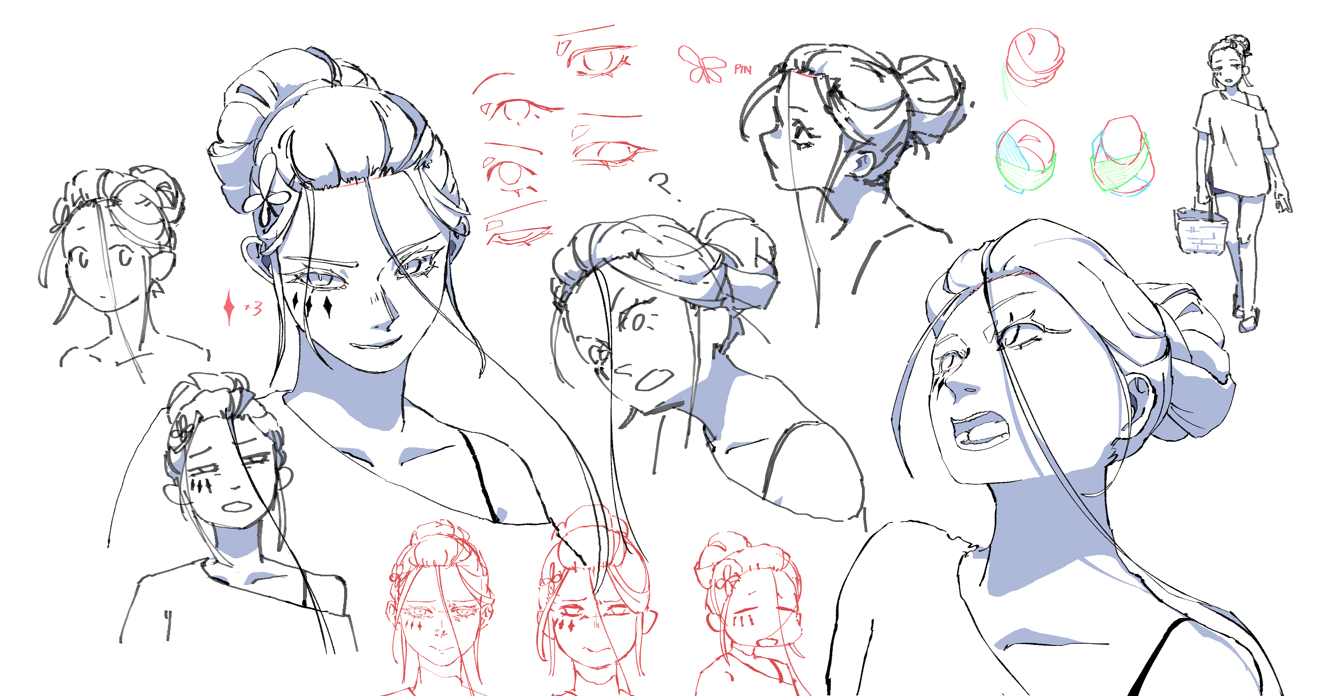 Atrah — Expression Sheet